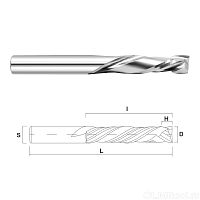 Фреза компрессионная двухзаходная A2FLX10.35